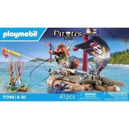 PLAYMOBIL 71794 Bote Pirata con Tesoro Oculto, Ballesta Giratoria y Calavera que Brilla en la Oscuridad. Juguete +4 años. PLAYMOBIL 71794 Bote Pirata con Tesoro Oculto, Ballesta Giratoria y Calavera que Brilla en la Oscuridad. Juguete +4 años.