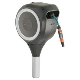 Gardena Enrollador de Manguera Automático RollUp S 15 m 11 mm Rebobinado Auto. Anti-Torsión Borde Blanco