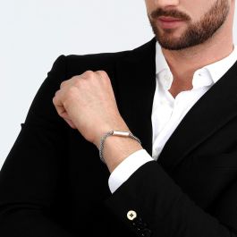 Pulsera Hombre Maserati Acero Inoxidable 22 cm