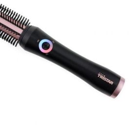Tristar HD-2503 Cepillo Alisador de Pelo Inalámbrico Portátil, Revestimiento Cerámico, 3 Temperaturas, Negro y Rosa
