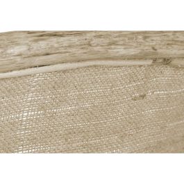 Sillón de jardín DKD Home Decor Blanco Marrón 66 x 50 x 90 cm 63 x 66 x 88 cm 65 x 63 x 90 cm