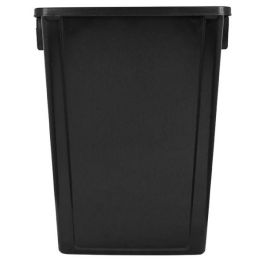 PROBBAX - PB-1080-BLA - Cubo de reciclaje sin tapa - 32 x 46 x 58 cm - 60 L - Negro