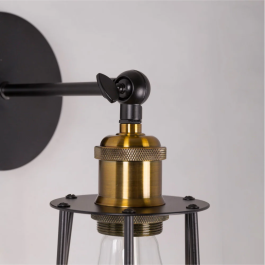 Artux Aplique de Pared Metal SKD-W1000 Estilo Industrial Retro para Comedores Dormitorios Cocinas Oficinas Restaurantes Cafeterías