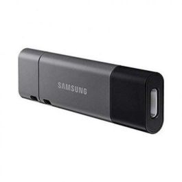 PENDRIVE SAMSUNG TITÁN GRAY PLUS 256GB - CONECTORES USB-A Y USB TIPO-C - 300MB/S LECTURA - USB 3.1