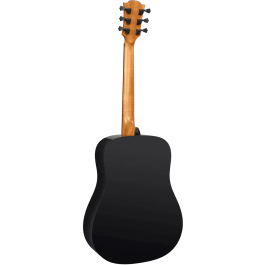 LAG Tramontane 118 Guitarra Acústica Dreadnought Negra Brillante