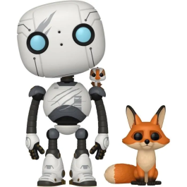 Funko Figura Pop! El Robot Salvaje Roz con Joli-Bec y Escobar Vinilo AAAYZ15558
