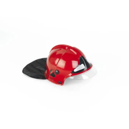 Klein Casco de bombero F1 rojo AUC4009847089014 Licencia MSA GALLET con Visera retráctil y protector de cuello