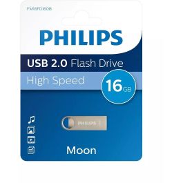 Philips FM16FD160B Memoria USB 2.0 de 16GB, Moon Vintage Silver, Plata