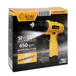 Kiwi Taladro Inalambrico 12V 13Ah 650Rpm 19.5 cm (Largo) x 5.5 cm (Ancho) x 21 cm (Alto) 11.28 kg