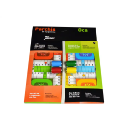 Fournier Juego de mesa Parchís con oca tablero pequeño 42,5x33x4,45 cm