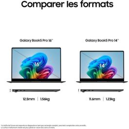 Portátil - SAMSUNG - Galaxy Book5 Pro - 14 - Intel Core Ultra 7 - 16 GB RAM - 512 GB SSD - Gris Portátil - SAMSUNG - Galaxy Book5 Pro - 14 - Intel Core Ultra 7 - 16 GB RAM - 512 GB SSD - Gris