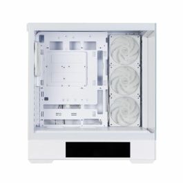 Zalman P40 DS WHITE Midi Tower Blanco para PC con Pantalla LCD 9.1", Compatible ATX, Micro ATX, Mini-ITX