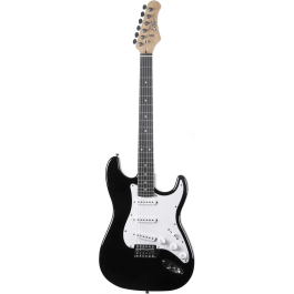 Eko Guitarra Eléctrica ST100 Tipo Strat - Negra