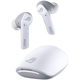 ASUS ROG Cetra True Wireless Auriculares Gaming In-Ear con Cancelación Activa de Ruido (ANC), Sonido Virtual 7.1, Blanco