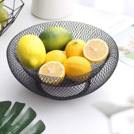 Cesta de metal para fruta 25x11 cm - Confortime (6 Unidades) Cesta de metal para fruta 25x11 cm - Confortime (6 Unidades)