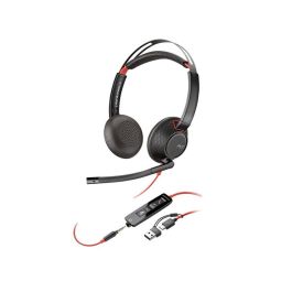 Poly Blackwire 5220 Auriculares Biauriculares Profesional USB-C Jack 3.5mm Micrófono con Cancelación de Ruido Certificados Negro Precio: 87.78999999. SKU: B19EPKERM7