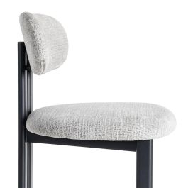 Silla Gris Tejido-Metal 50 X 47 X 81 cm