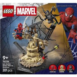 Lego Juego de Construccion Batalla Legendaria Spider-Man vs. Sandman Super Heroes Marvel