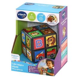 Cubo interactivo mágico infantil gira y aprende con ilustraciones de animales y vehículos. más de 40 frases, canciones y melodías. 8x8x8 cm Precio: 17.5000001. SKU: B1D7JSJMT8