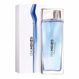 Kenzo L'EAU KENZO POUR HOMME Eau de Toilette 100 ml para Hombre - Fragancia Fresca Acuática Cítrica con Yuzu, Menta y Cedro