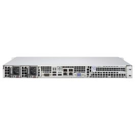 Supermicro SuperChassis 514-R407C - Chasis Rack Servidor 1U EATX, 2 Bahías 2.5", 2 Fuentes de Alimentación Redundantes 400W 80 Plus Platinum, Gris