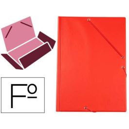 Carpeta Liderpapel Gomas Plastico Folio Solapas Color Rojo Precio: 8.59000054. SKU: B13XEJ3AEH