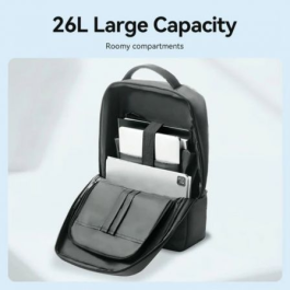 Vention KRSB0 Mochila para Portátiles hasta 17.3" 26L Impermeable Negro