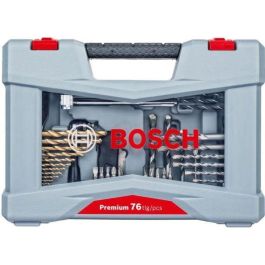 Bosch Juego Premium de Brocas y Puntas 76 piezas para Taladrar y Atornillar Madera, Metal y Hormigón, Brocas Titanio Precio: 78.88999987. SKU: B1APC6XYH7