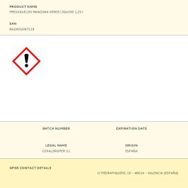 Briflor Fregasuelos Líquido Manzana Verde 1,25 L Limpia y Abrillanta Todo Tipo de Suelos Autosecado