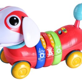 Tachan Perrito Arcoiris Interactivo con Mando a Distancia, Actividades Educativas Multilingües y Música para +18 meses
