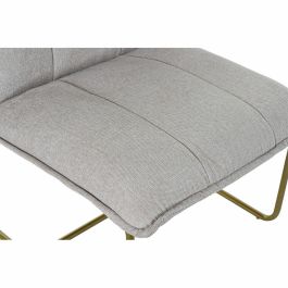 Sillón DKD Home Decor Beige Dorado Metal Poliéster (66 x 71 x 77 cm) Sillón DKD Home Decor Beige Dorado Metal Poliéster (66 x 71 x 77 cm)