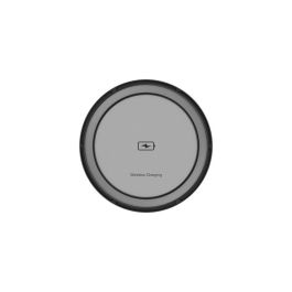 HERRAJES ALK Torre Telescópica 3Tt+2Usb-A+1Usb-C+Carga Inalambrica con 3 Enchufes Schuko, USB y USB-C, Carga Inalámbrica PUSH Gris