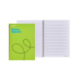 Bloc De Musica Additio Appunto 12 Pentagramas A4 Espiral Paginas Alternas Cuadriculada Precio: 3.58999992. SKU: B1ADPP7C8B