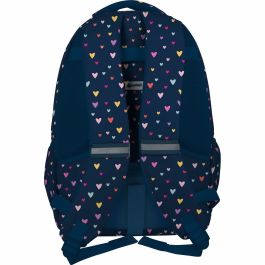 Grafoplás Mochila Roomy Bits&Bobs Hearts para Estudiantes, 3 Compartimentos, Acolchado para Portátil, Bolsillos Organizadores Grafoplás Mochila Roomy Bits&Bobs Hearts para Estudiantes, 3 Compartimentos, Acolchado para Portátil, Bolsillos Organizadores
