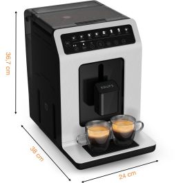 Krups EA 897 A10 Evidence Ecodesign Máquina Espresso Automática con Molinillo Integrado 2.3L Negro Gris