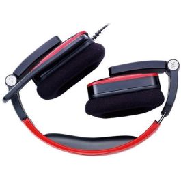 Thermaltake SHOCK Royal Red - Auriculares Gaming Diadema Estéreo con Micrófono Bidireccional, Cancelación Ruido y Conector 3.5mm