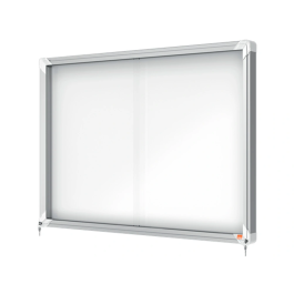 Nobo Vitrina de Anuncios Premium Plus Magnética con Puerta Corredera 8 x DIN A4 689x972x54 mm