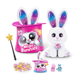 Zuru Pets Alive Conejitos Mágicos Juego Interactivo 1729874304262 con 20 Sorpresas y Efectos de Luz