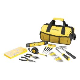 Stanley Juego de Herramientas 38 Piezas: Martillo, Alicates, Destornilladores de Precisión y Puntas, Nivel Torpedo, Medida 3m, Llaves Macho Precio: 43.88999967. SKU: B14JZJA783