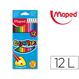 Maped Color'Peps Star Lápices de Colores Certificado FSC Estuche 12 Ud Precio: 2.50000036. SKU: B1CA6BHNMS