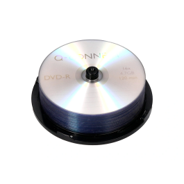 Q-connect DVD-R Capacidad 4.7GB Duración 120min Velocidad 16x Bote de 25 Unidades