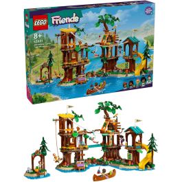 LEGO 42631 Friends Campamento de Aventura: Casa del Árbol, Set de Construcción de 1128 Piezas, Edad 8+