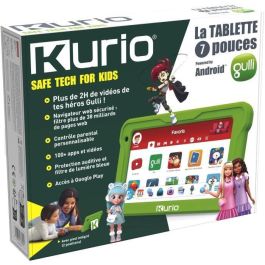 Kurio KUR1701429720708 Tablet Gulli 7 pulgadas (Android 13) con control parental y más de 100 aplicaciones
