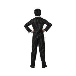 Disfraz Traje Fantasma Negro a Rayas Corbata Roja para Niño 7-9 Años - Halloween, Incluye Chaqueta, Pantalón, Camisa, Corbata Disfraz Traje Fantasma Negro a Rayas Corbata Roja para Niño 7-9 Años - Halloween, Incluye Chaqueta, Pantalón, Camisa, Corbata