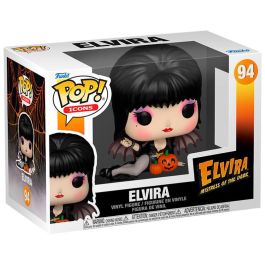 Funko POP! Elvira Mistress of the Dark with Pumpkins Vinilo 9cm