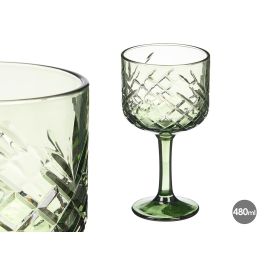 Vivalto Copa Troquelada 480ml Verde Vidrio 10.2x19.3x8cm Precio: 49.50000011. SKU: B17PW3QP9V