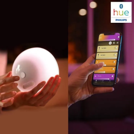 Philips Hue 8718696173992 Lámpara Bluetooth Portátil Blanco y Color Compatible con Alexa, Google y Apple HomeKit