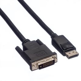 ROLINE Cable DisplayPort a DVI Macho/Macho 2m LSOH Negro (11.04.5772)