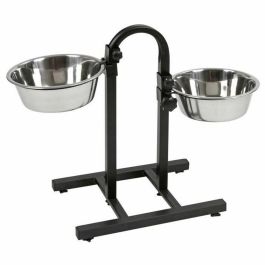 Kerbl Bar con Plato de Comida para Perros con 2 Cuencos de Acero Inoxidable de 2800 ml y Marco de PVC - Altura 52 cm Precio: 45.59000006. SKU: B16A3LV53R
