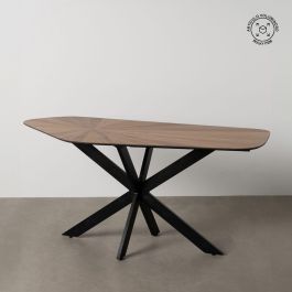 Mesa de Comedor Negro Natural Hierro 178 x 80 x 77 cm